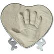 Happy Hands 2D Heart Silver/White